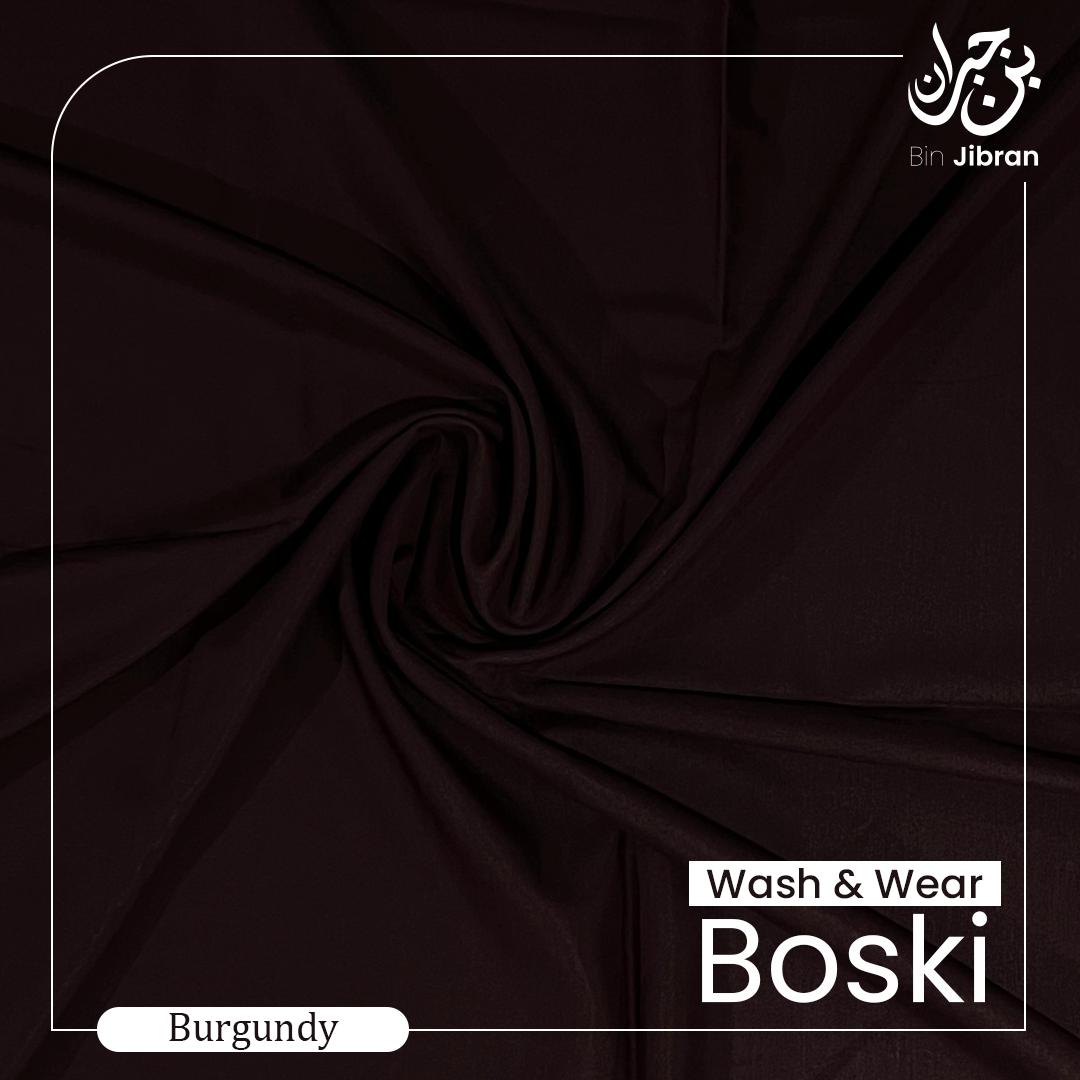 Wash & Wear Boski- Burgundy