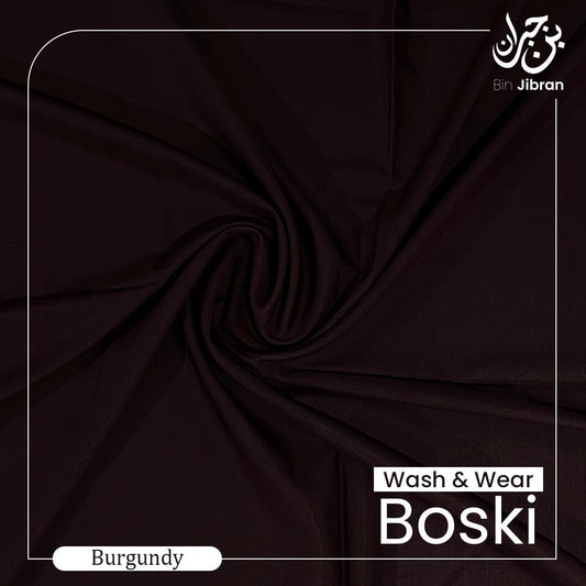 Wash & Wear Boski- Burgundy