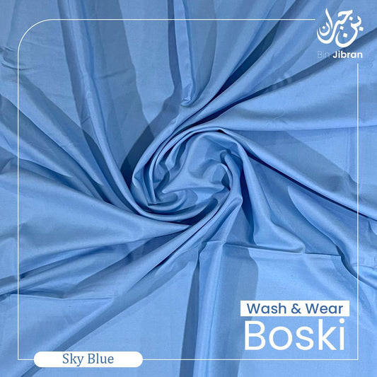 Wash & Wear Boski - Sky Blue