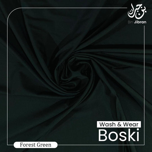 Wash & Wear Boski - Forest Green